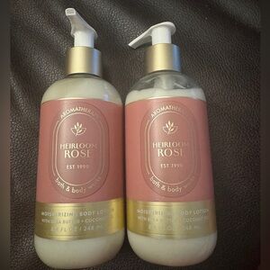 Bath & Body Works Aromatherapy Heirloom Rose Body Lotion - Pink and Cream